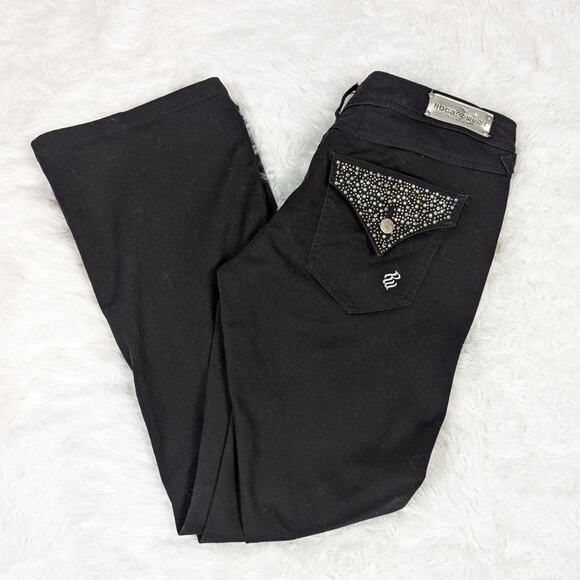 Y2K Vintage Rocawear Embellished Pockets Jeans Black Size 11 Roca Wear - Picture 12 of 12